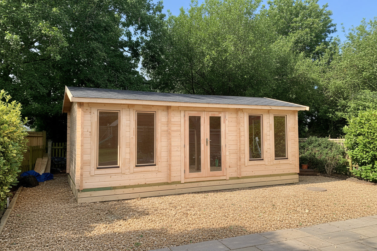 ORIENTAL-4+ Log Cabin | 4.7x3.2m +3.0m