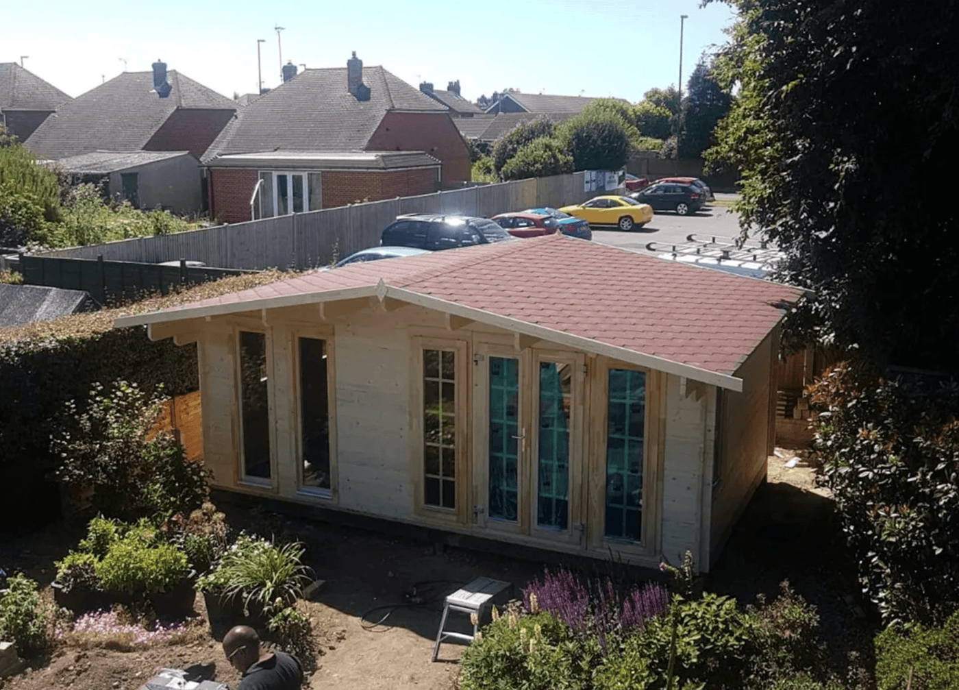 Brighton log cabin - Timber Building Specialists