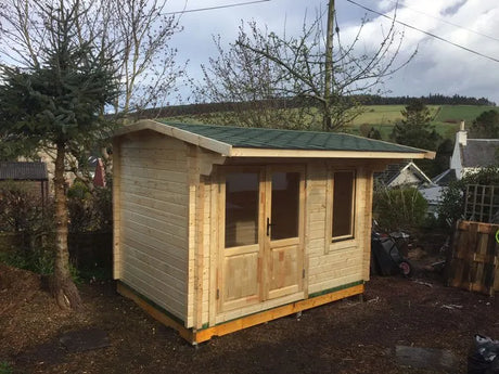 Denholm Log Cabin Build - Timber Building Specialists