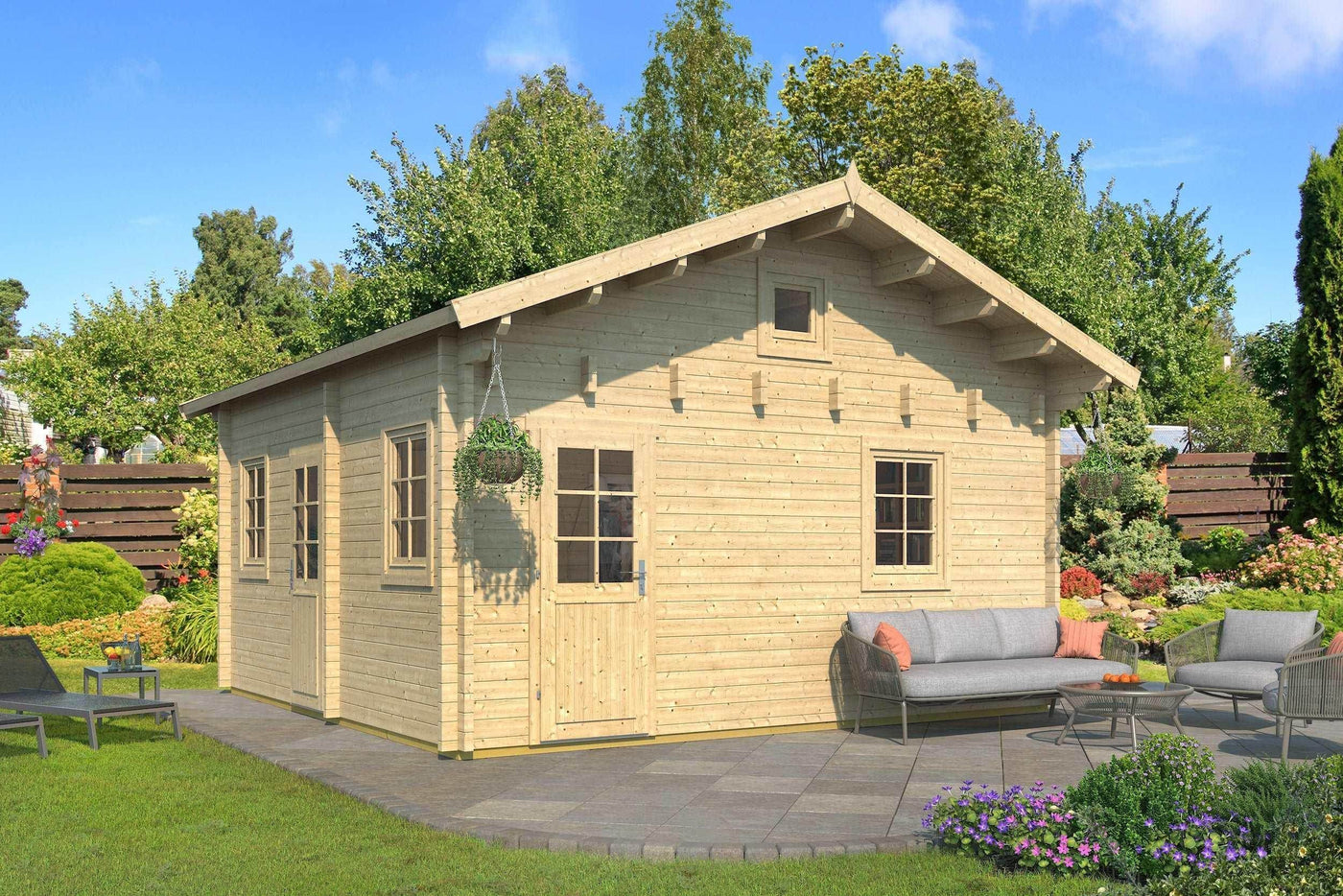 ANDORRA Log Cabin | 5.2x5.2m