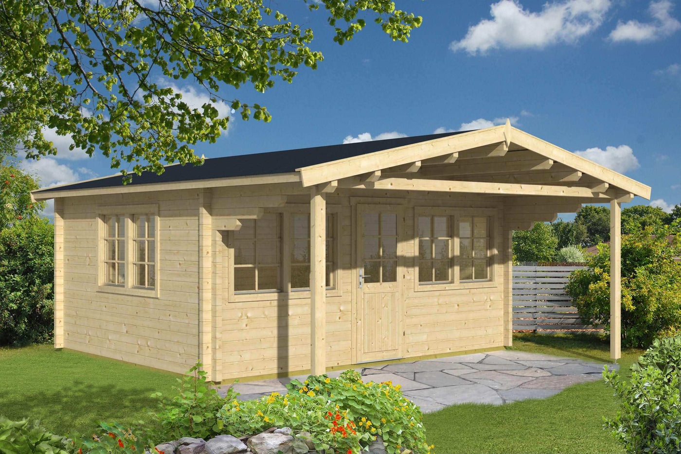 TBS UK Log Cabin | 5.5 x 3.0m