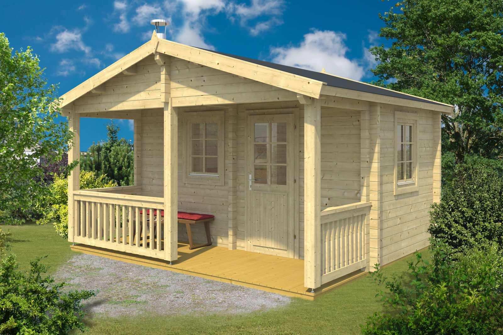 TBS140 Log Cabin Annex | 5.0x6.0m