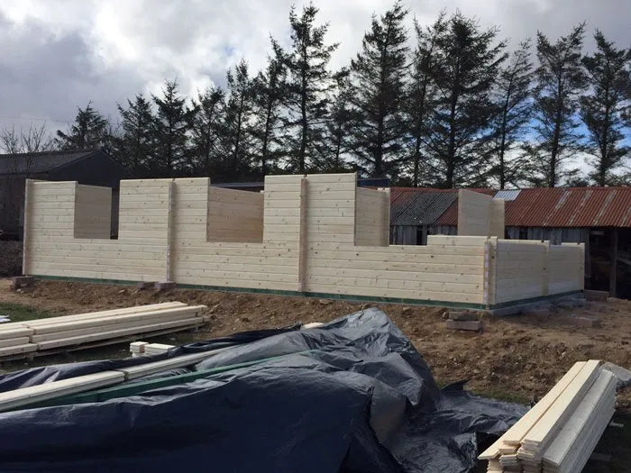 Residential Log Cabin in Aberdeen, Scotland - Timber Building Specialists
