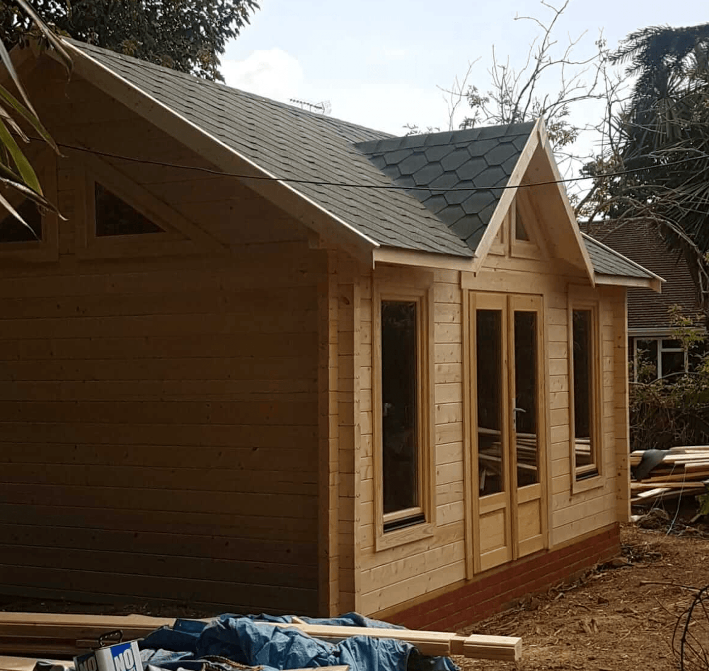 Surrey Bespoke Log Cabin - Timber Building Specialists