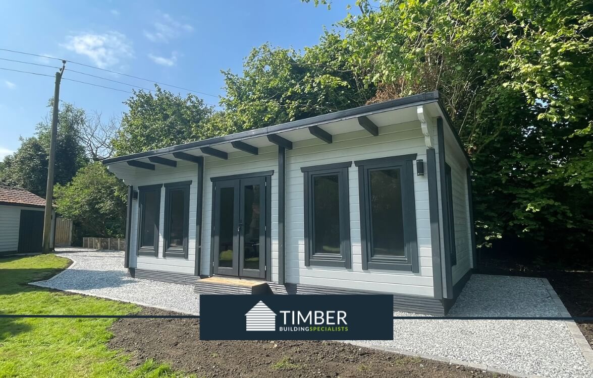 Transform Your Fitness Routine: A Stunning Home Gym Log Cabin Installation - Timber Building Specialists