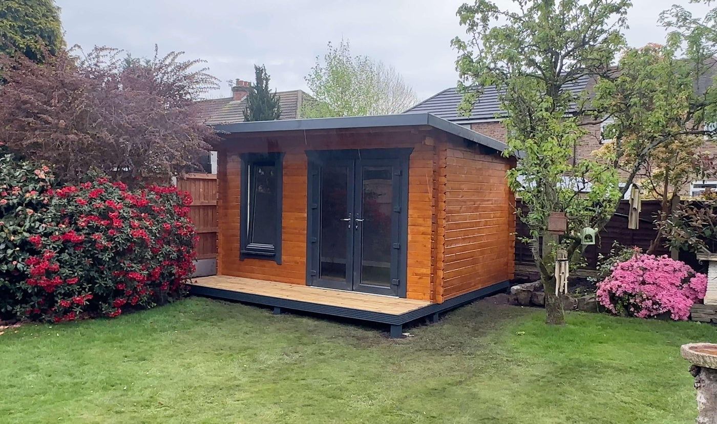 Creating a Cosy Log Cabin Haven in Urmston, UK - Timber Building Specialists