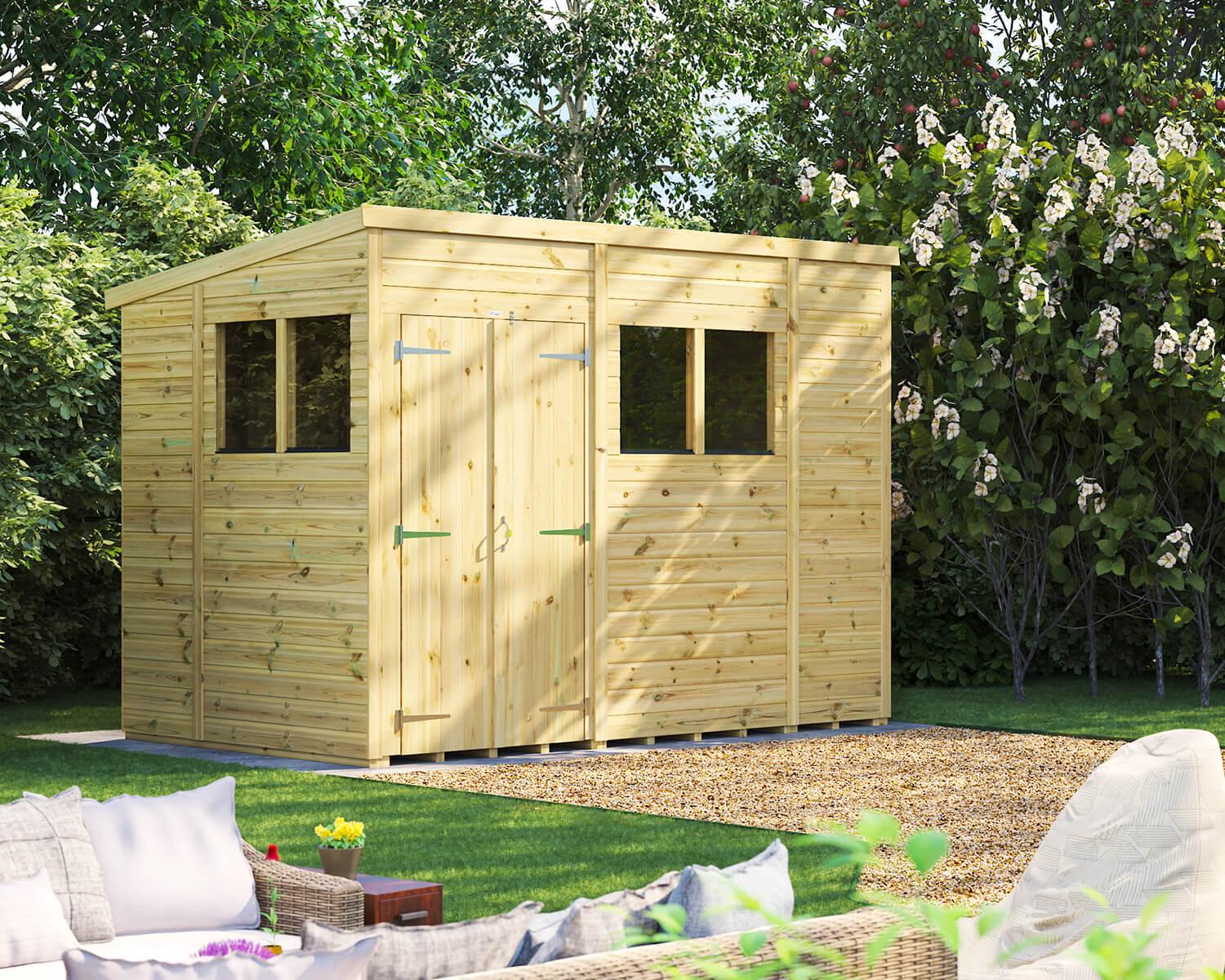 UK Shed Premium - Pent - Timber Building Specialists