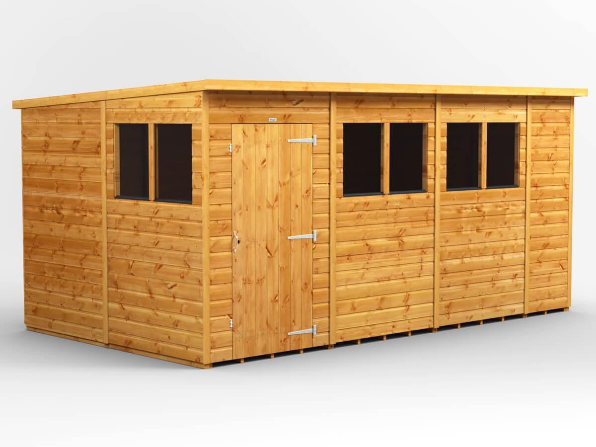 UK Shed - Pent - Timber Building Specialists