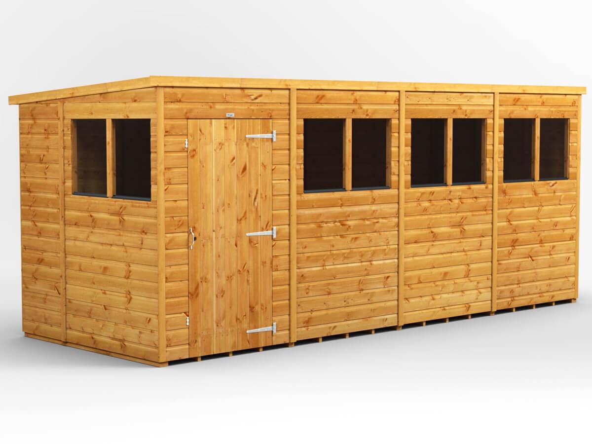 UK Shed - Pent - Timber Building Specialists