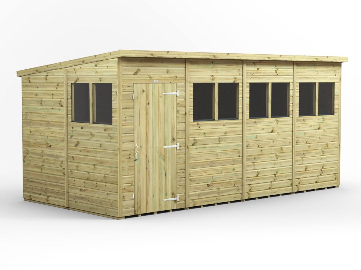 UK Shed Premium - Pent - Timber Building Specialists