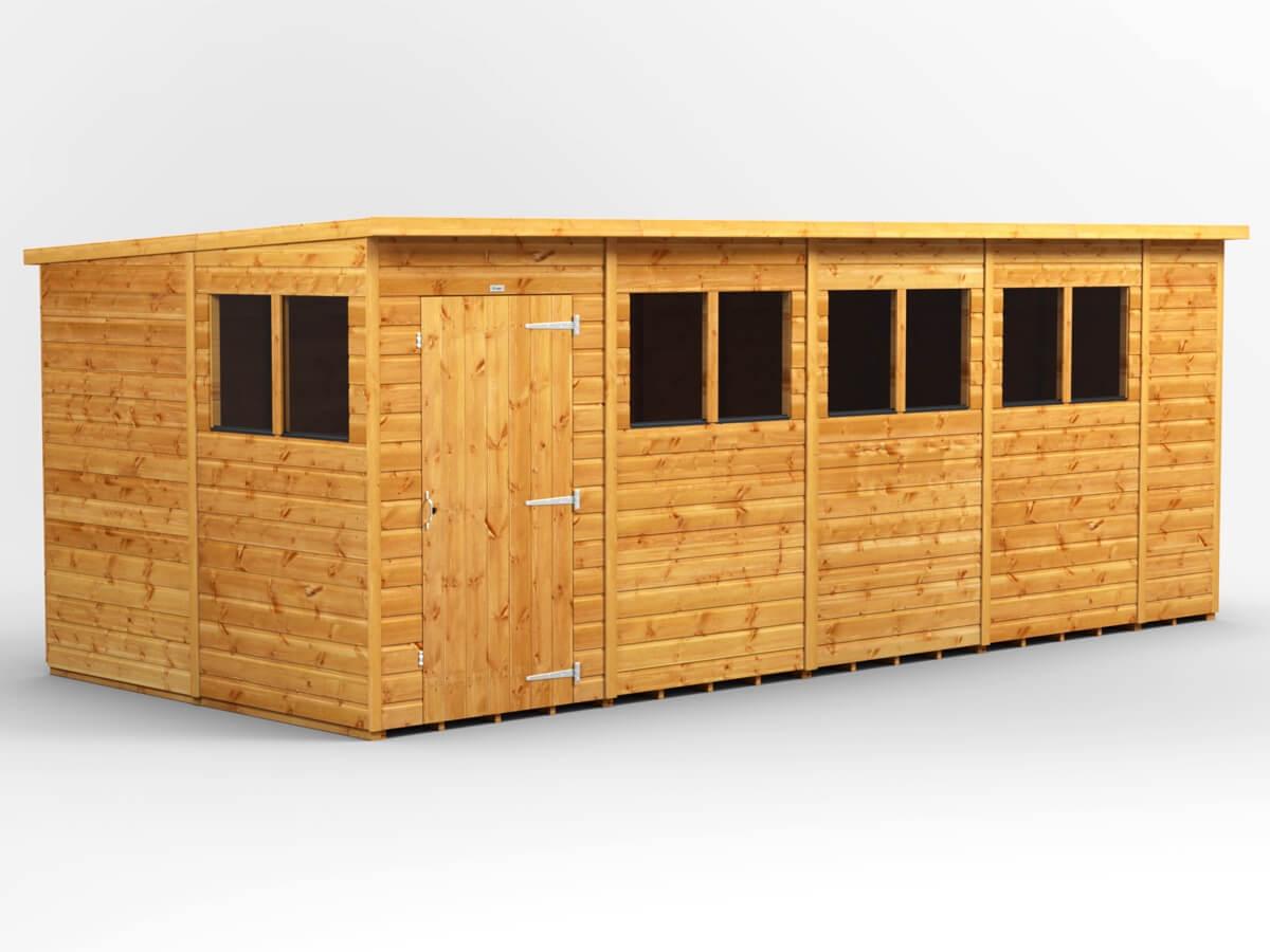UK Shed - Pent - Timber Building Specialists