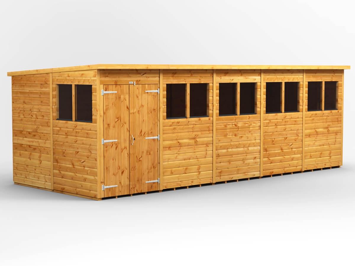 UK Shed - Pent - Timber Building Specialists