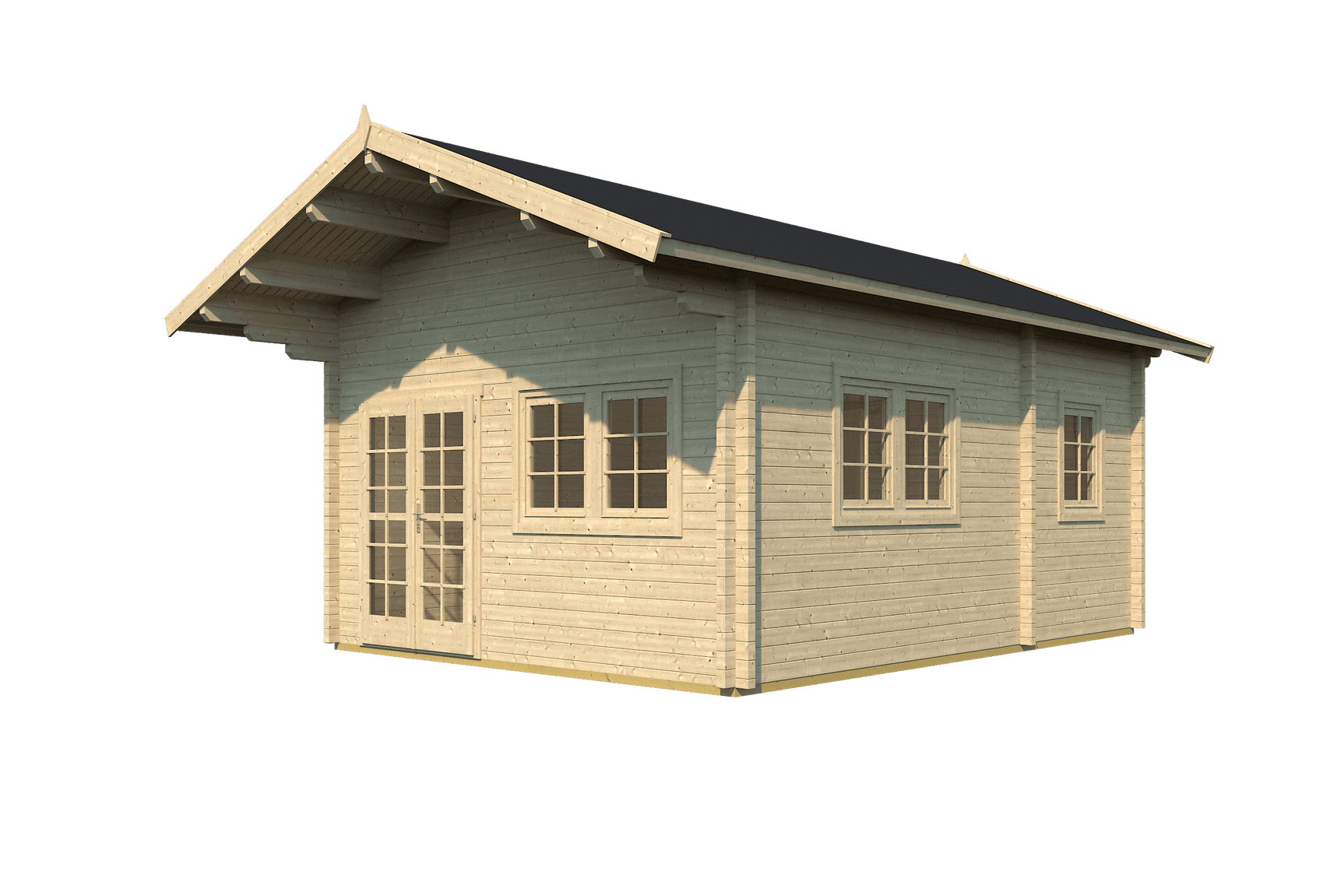 ALPINA Log Cabin | 4.5x6.0m - Timber Building Specialists