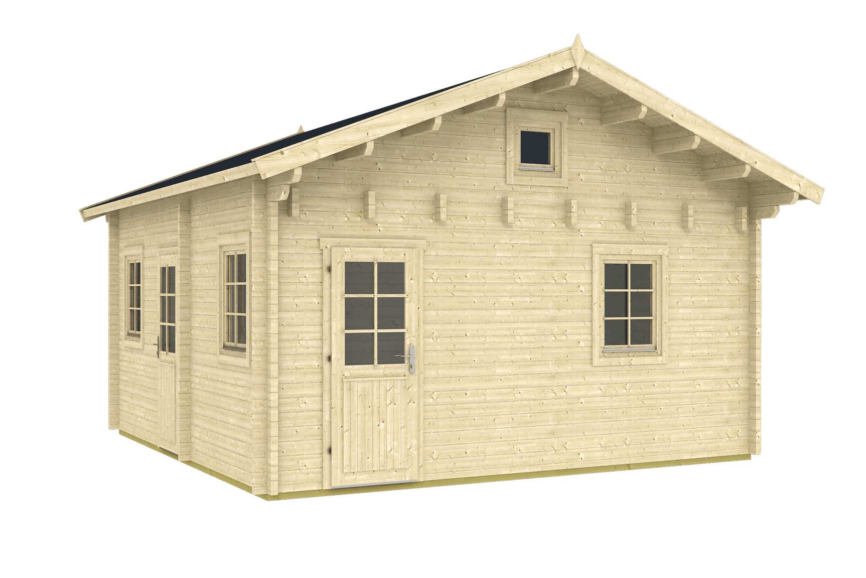 ANDORRA Log Cabin | 5.2x5.2m - Timber Building Specialists