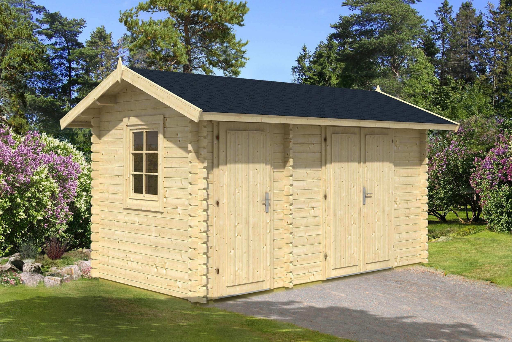 KARINA Log Cabin | 4.3x2.6m - Log Cabin - Timber Building Specialists