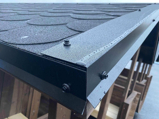 LAHTI Barrel Sauna + Roof | 4.0x2.0m - Sauna Log Cabin - Timber Building Specialists