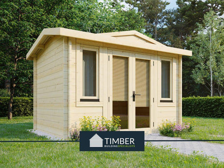 TBS110 Log Cabin | 3.2x2.7m - Timber Building Specialists