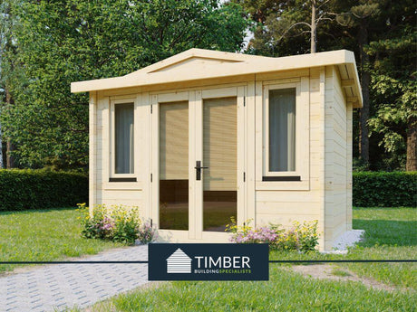 TBS110 Log Cabin | 3.2x2.7m - Timber Building Specialists