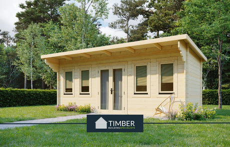 TBS112 Log Cabin | 6.0x2.5m - Timber Building Specialists