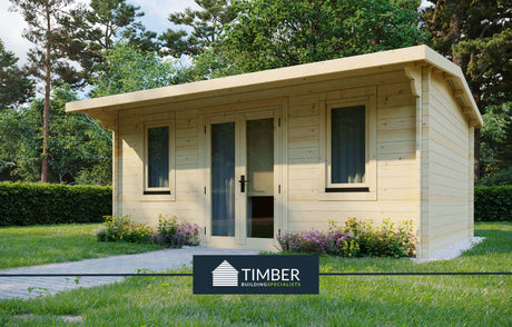 TBS116 Log Cabin | 4.0x5.0m - Timber Building Specialists