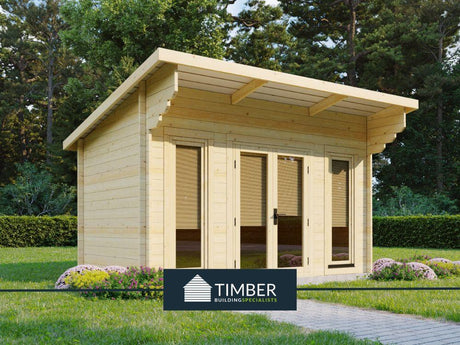 TBS106 Log Cabin | 3.5x2.5m - Timber Building Specialists