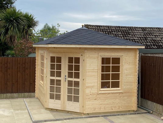 Victoria B corner log Cabin