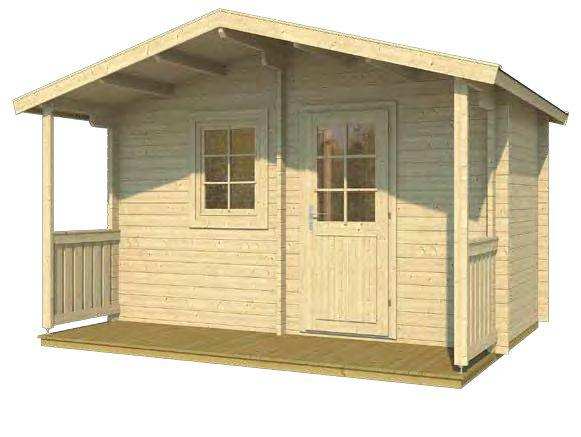HANNU Sauna Log Cabin | 4.0x2.2m - Sauna Log Cabin - Timber Building Specialists