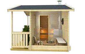 HANNU Sauna Log Cabin | 4.0x2.2m - Sauna Log Cabin - Timber Building Specialists