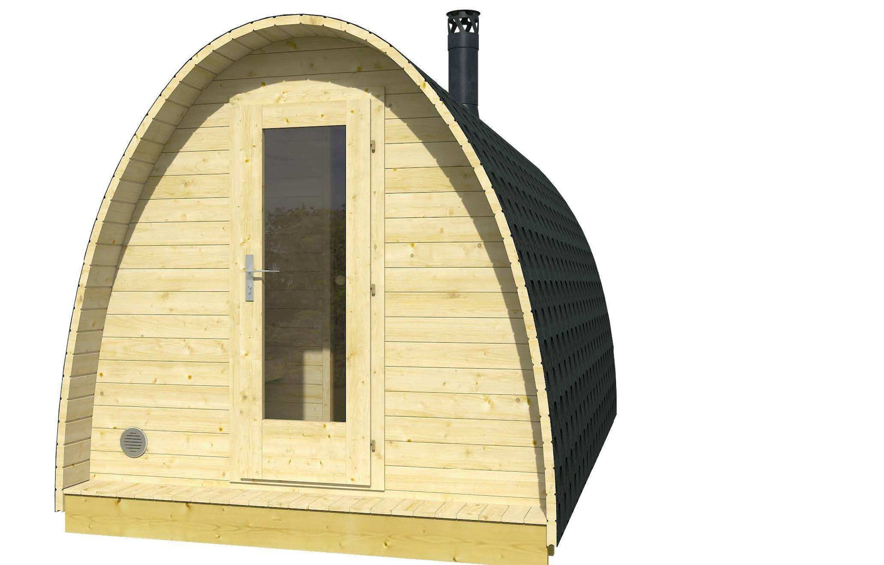 LARS Sauna Pod | 2.4x4.8m - Sauna Log Cabin - Timber Building Specialists