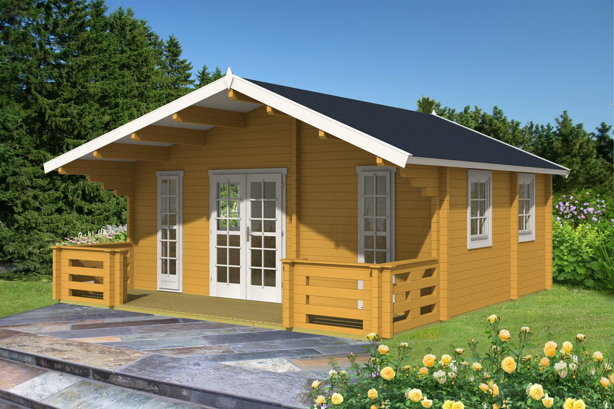 MONVISO 6.0x4.5m Log Cabin