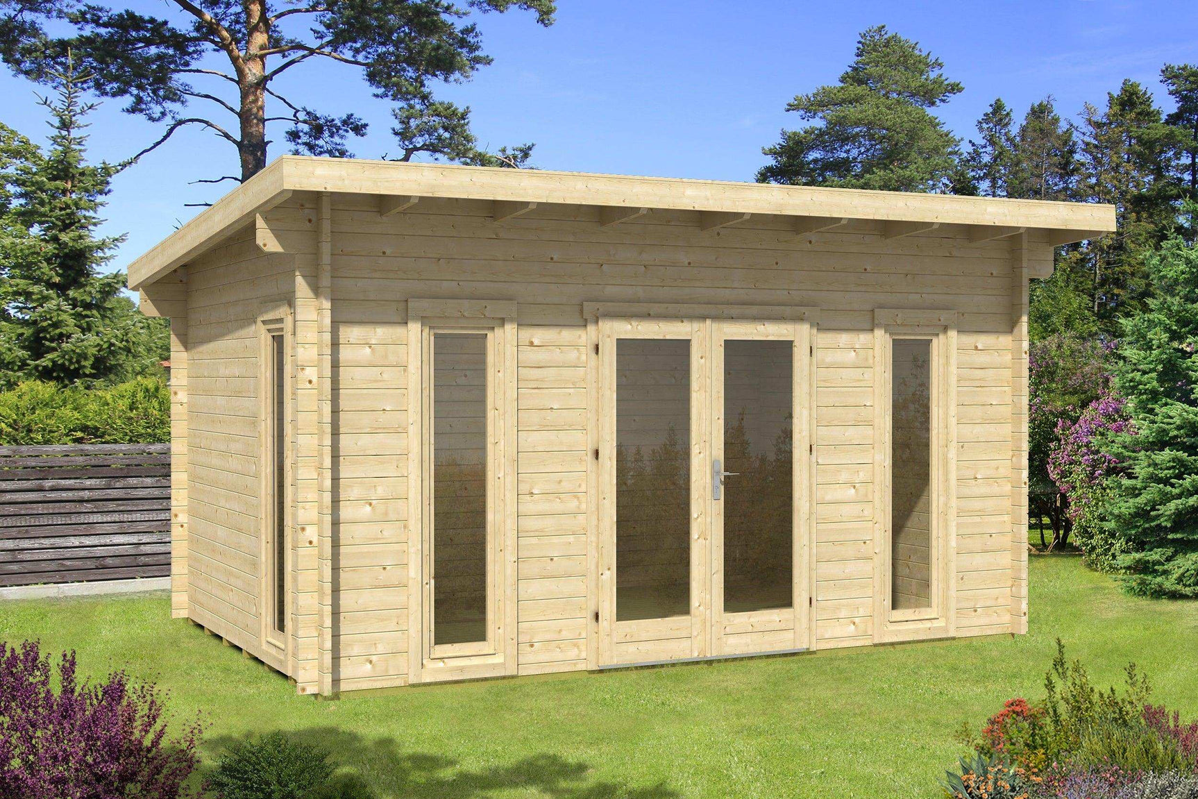 OKLAHOMA Log Cabin | 4.7x3.2m - Log Cabin - Timber Building Specialists