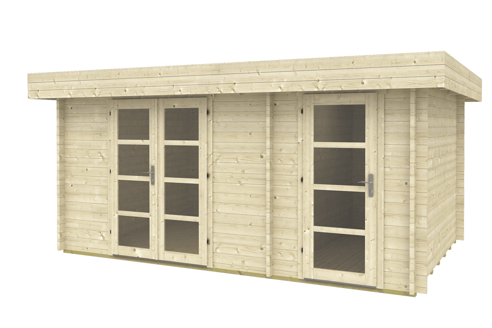 ORIENTAL-4 Log Cabin | 4.7x3.2m +3.0m - Log Cabin - Timber Building Specialists