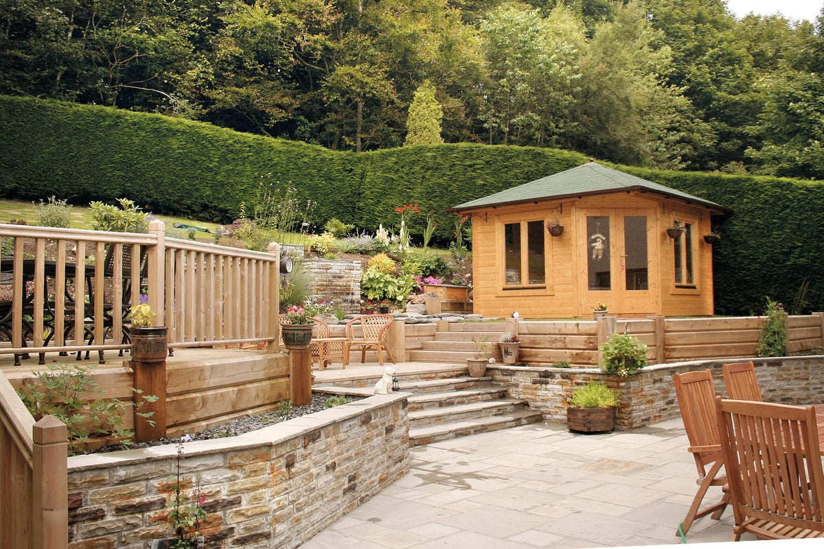 Panta 11 Corner Log Cabin | 3.4x3.4m
