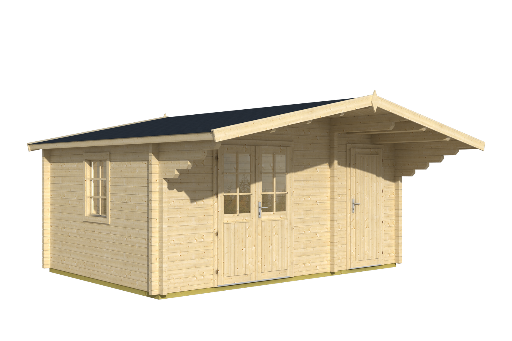 PEDRO C Log Cabin | 4.5x3.2m - Timber Building Specialists