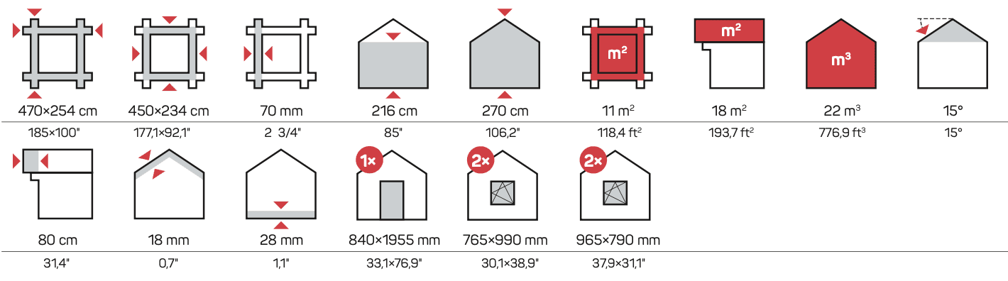 PIHA-AITTA 17 Log Cabin | 4.7x2.6m - Log Cabin - Timber Building Specialists