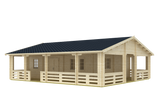 RIOPAS Log Cabin | 10.0x8.9m - Timber Building Specialists