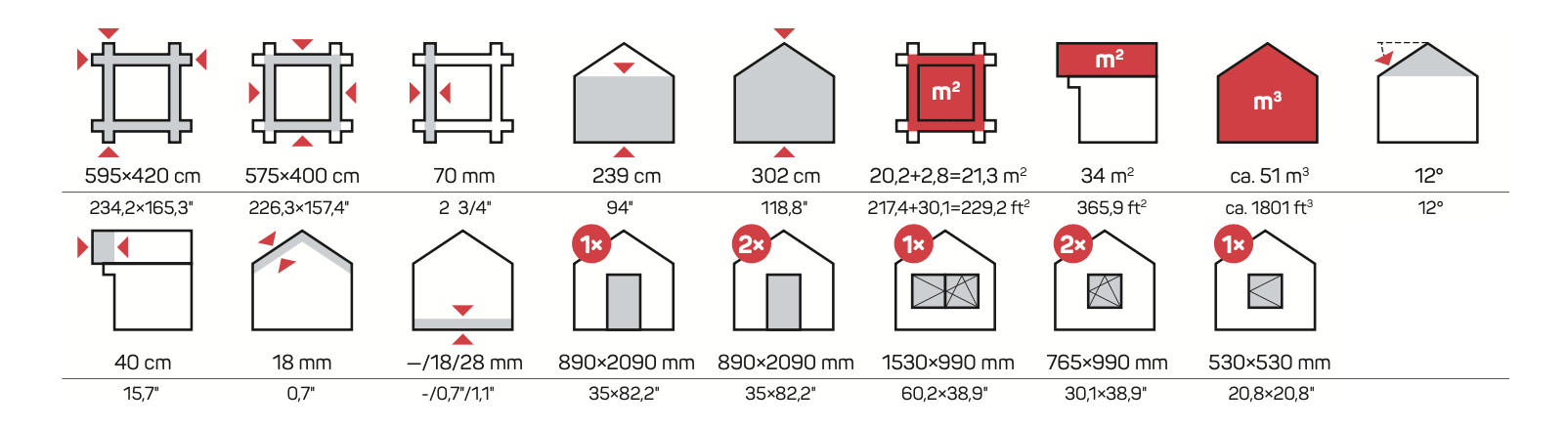 SALAMANCA Log Cabin | 6.0x4.2m - Log Cabin - Timber Building Specialists