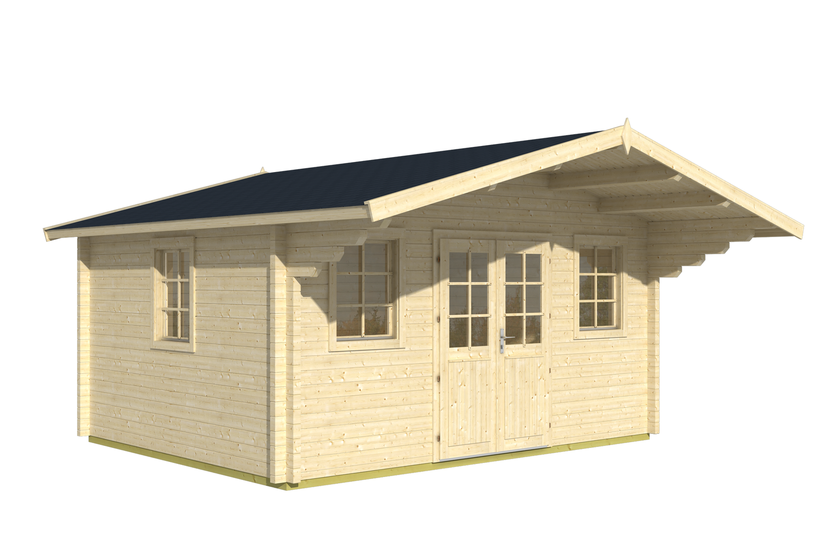 SAUERLAND C Log Cabin | 4.7x3.8m - Timber Building Specialists