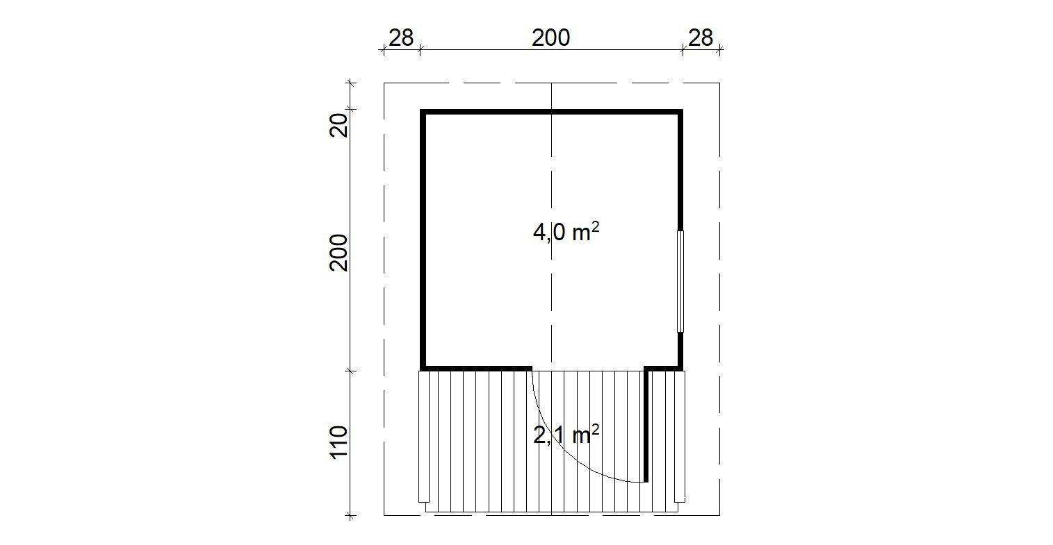 NIKLAS Sauna Log Cabin | 2.2x2.2m - Sauna Log Cabin - Timber Building Specialists