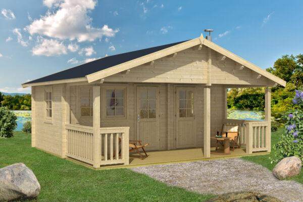 EINO Sauna Log Cabin | 5.8x3.3m - Sauna Log Cabin - Timber Building Specialists