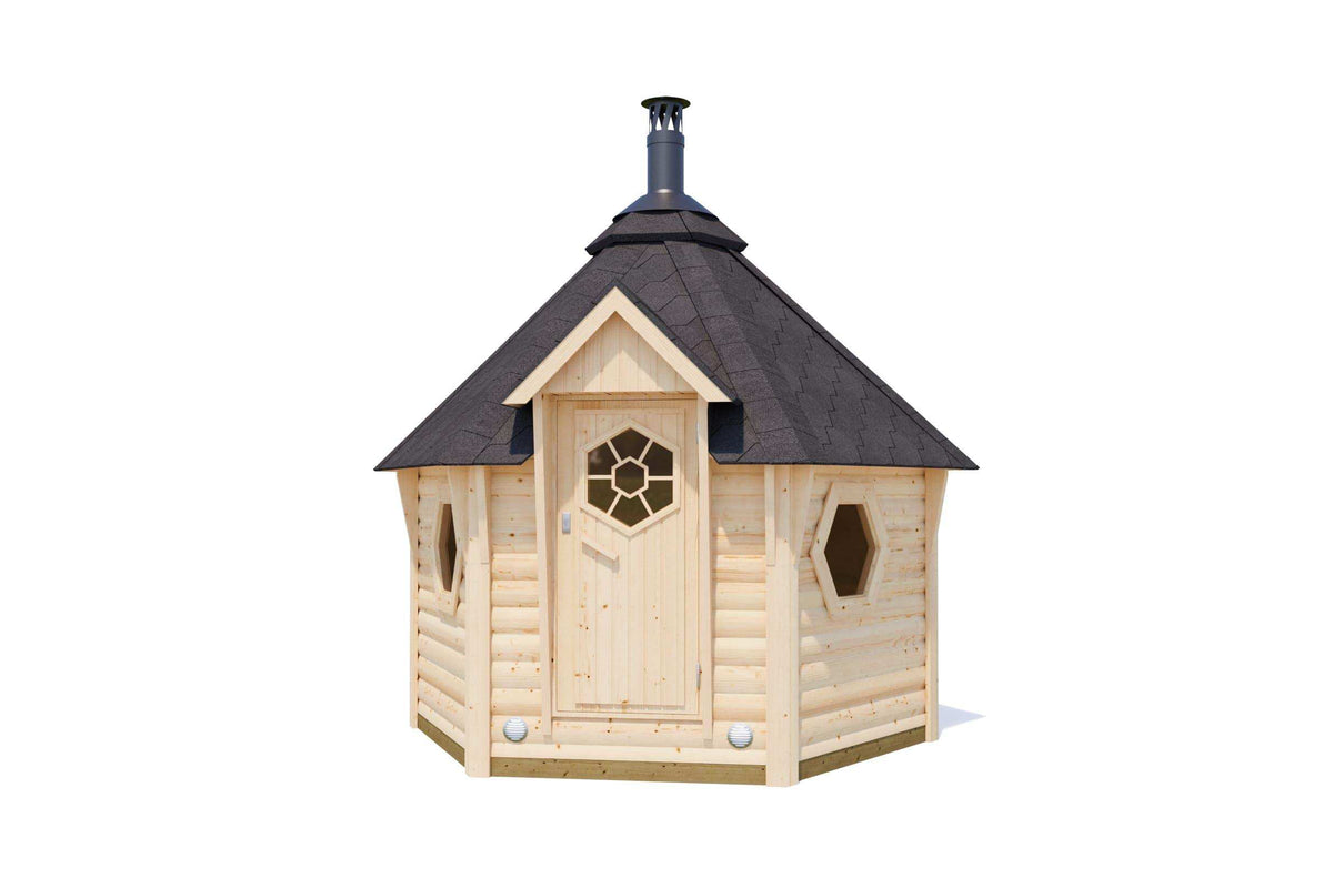 HANNA Sauna Cabin | 6m2 - Sauna Log Cabin - Timber Building Specialists