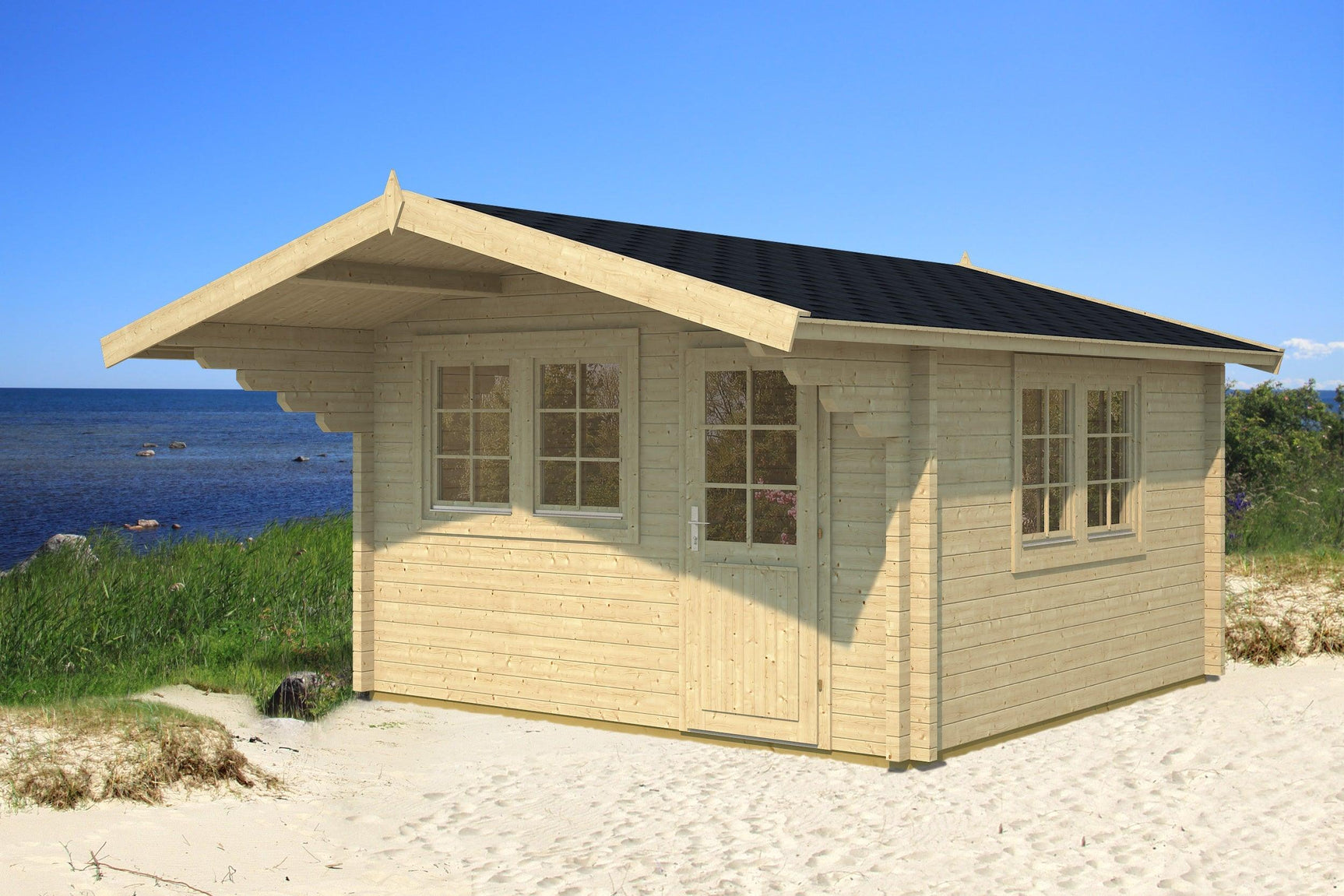 SEVILLA Log Cabin | 3.8x3.8m - Log Cabin - Timber Building Specialists