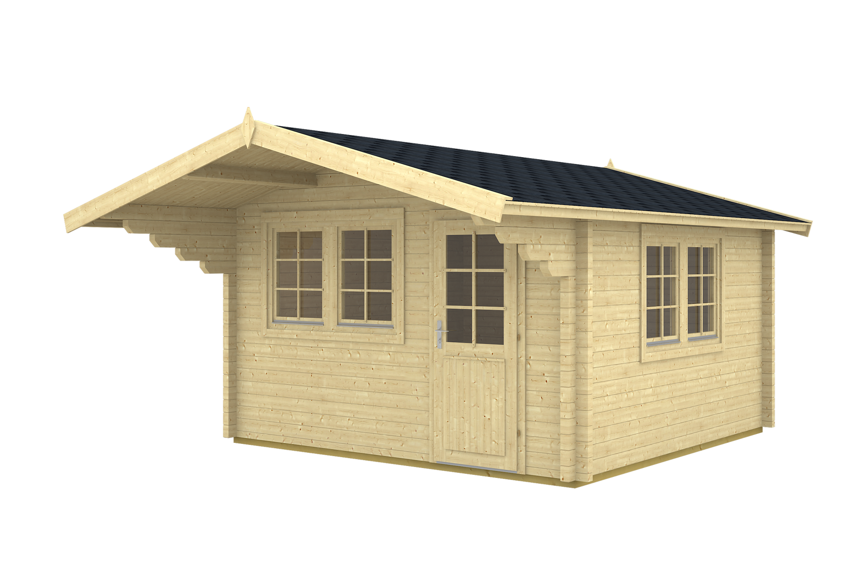 SEVILLA Log Cabin | 3.8x3.8m - Timber Building Specialists