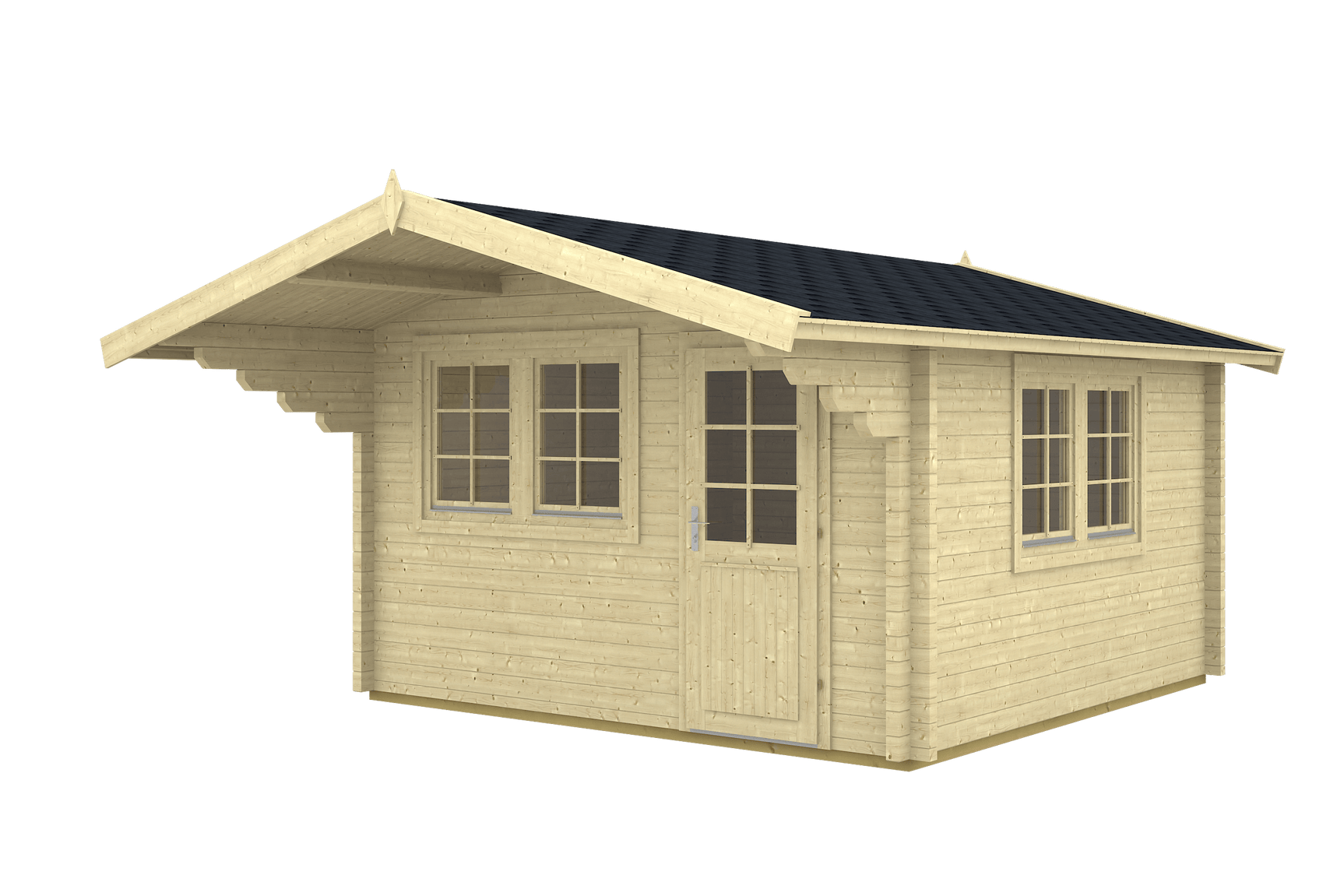 SEVILLA Log Cabin | 3.8x3.8m - Log Cabin - Timber Building Specialists