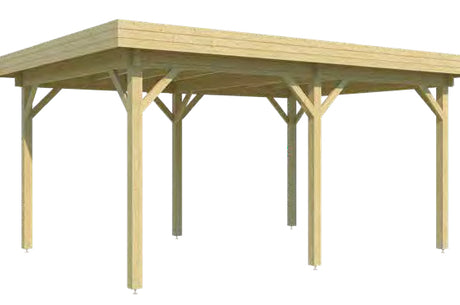 TENERIFE Log Cabin Gazebo | 3.8x5.4m - Timber Building Specialists
