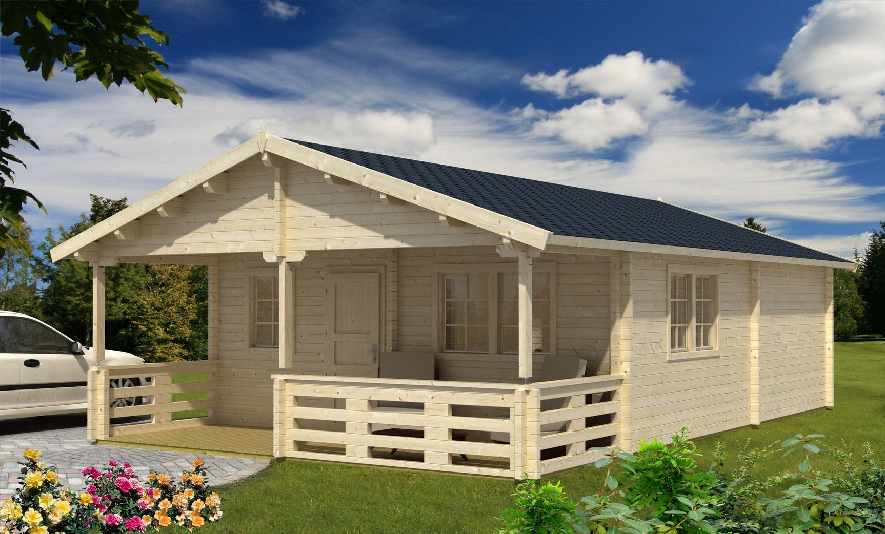 TOLEDO A Log Cabin | 6.0x5.2m - Timber Building Specialists