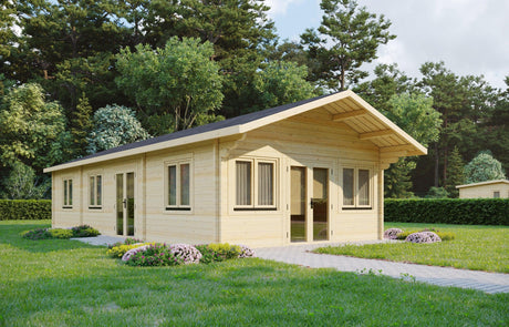 TBS124 Log Cabin Lodge | 12.0x6.0m