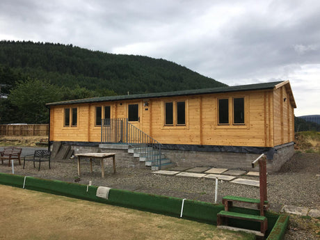 Walkerburn Bowling Club Log Cabin