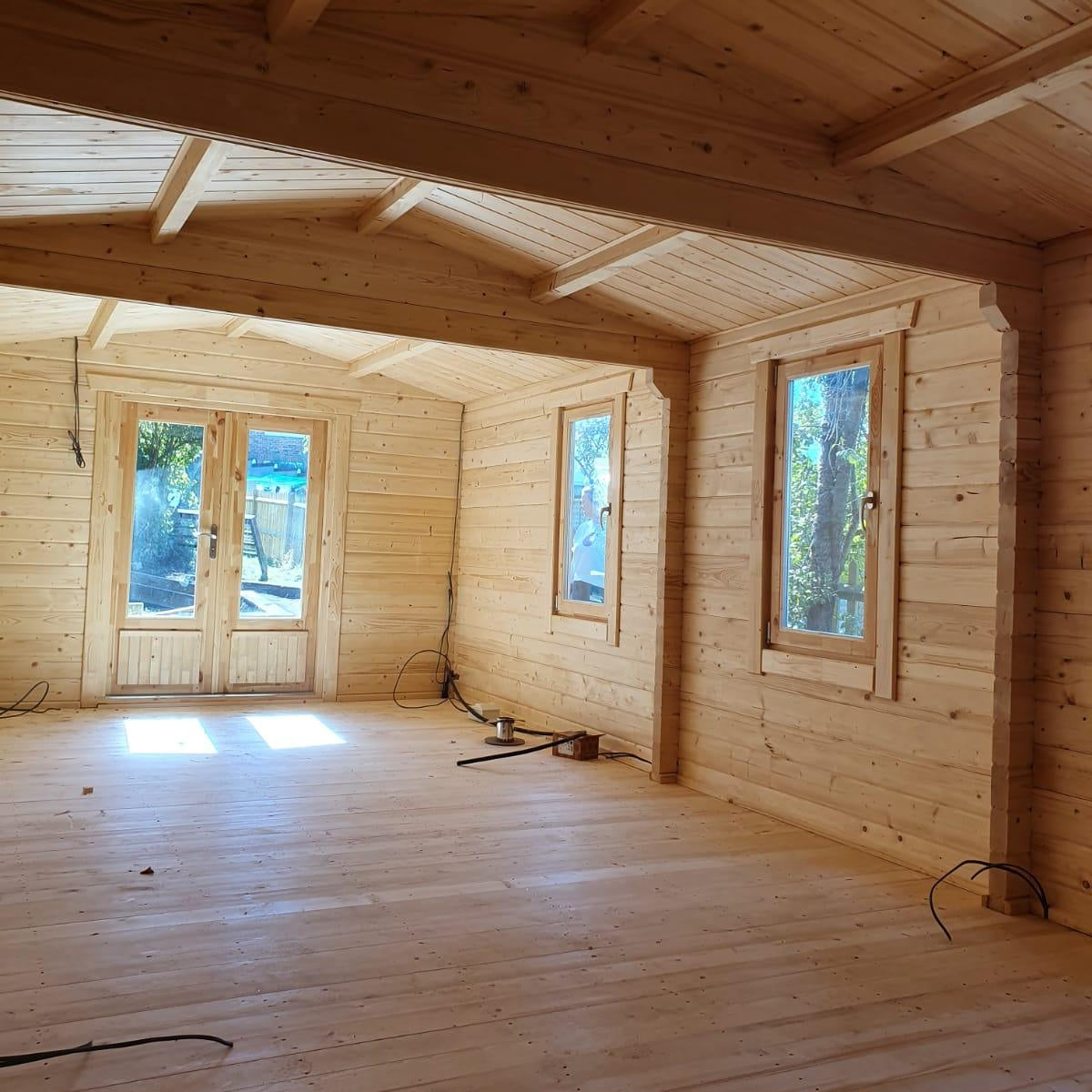 We could not be more happy with our log cabin. Simple. – Timber ...