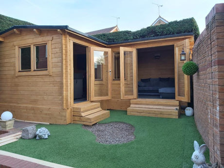 eco friendly log cabin